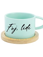 FUJ, LIDI - mint hrníček makronka 200 ml