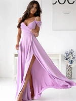 Dlouhé šaty 209873 lila - With You