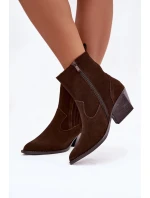 Boty na podpatku  model 222486 Step in style