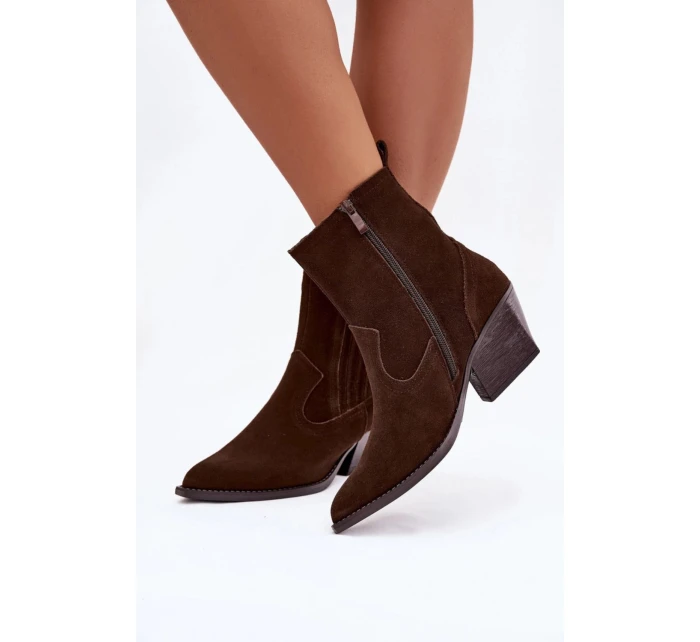 Boty na podpatku  model 222486 Step in style