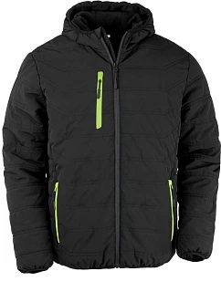 R Zimní bunda  30. black/lime model 22500834 - Result