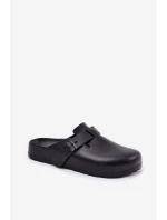 Pěnové Pantofle Pánské S Přezkou Big Star model 21695369 Černé - Big Star Shoes Pěnové Pantofle Pánské S Přezkou Big Star model 21695369 Černé - Big Star Shoes