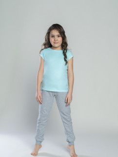 Dívčí tričko Tola s krátkým rukávem - pistáciové
