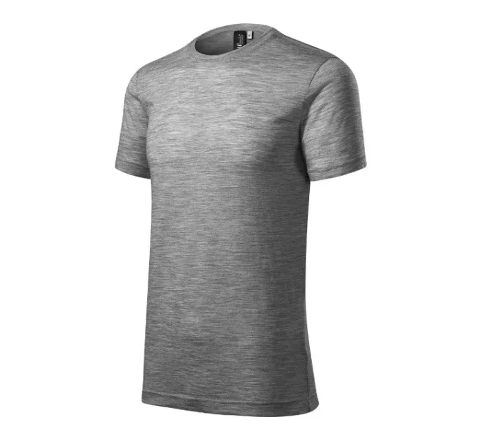 Merino Rise tričko pánské tmavě šedý melír Merino Rise tričko pánské tmavě šedý melír