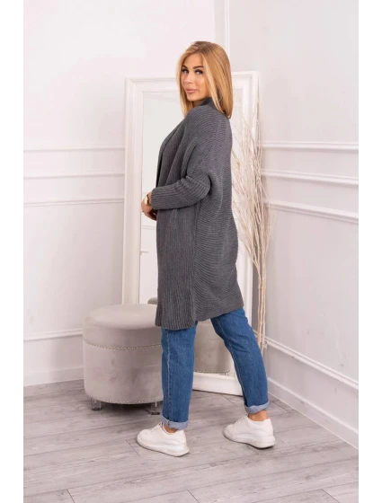 Svetr s netopýřími rukávy grafitový - Kesi