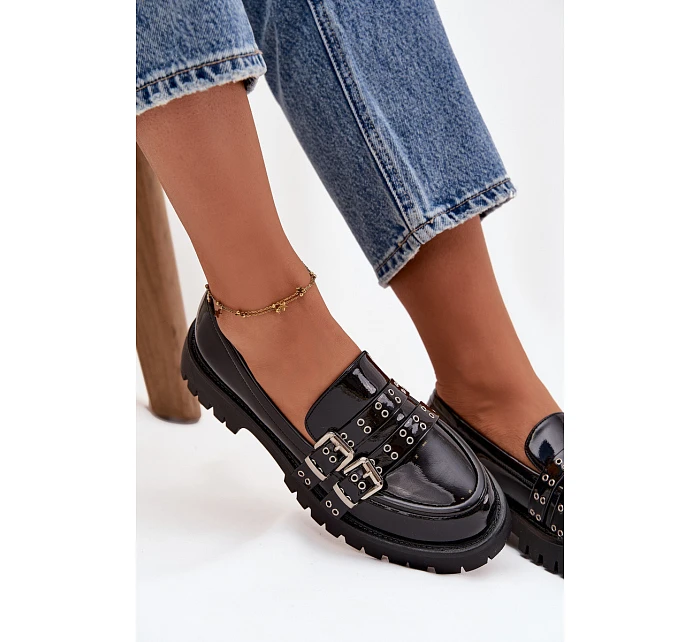 Dámské kožené mokasíny 270-35 Černá - Beltran Dámské kožené mokasíny 270-35 Černá - Beltran