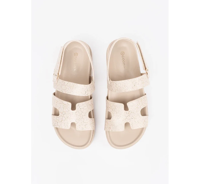 Stylové dámské hnědé sandály platforma Stylové dámské hnědé sandály platforma