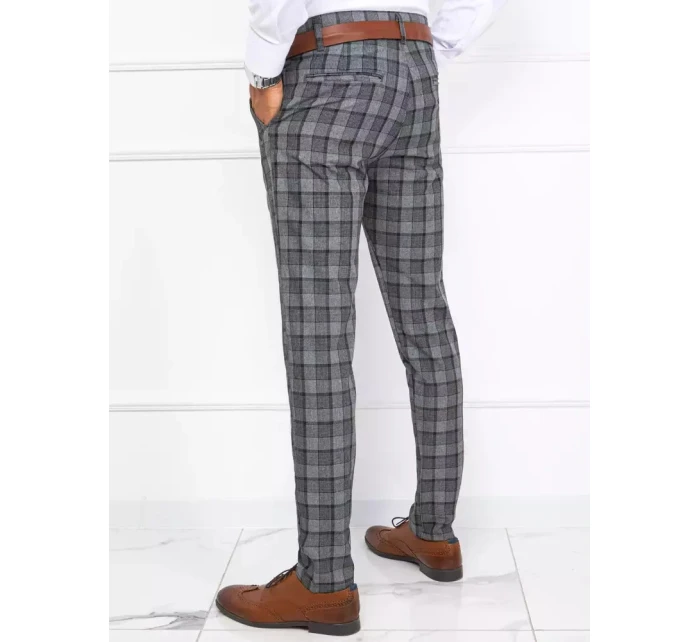 Pánské tmavě šedé kalhoty model 21965093 - Dstreet