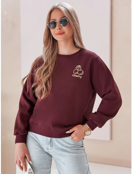 Dámská oversize mikina s výšivkou  Dstreet model 21988017 - FashionStreet