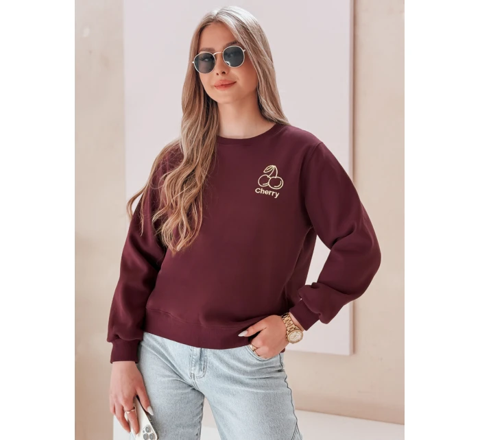 Dámská oversize mikina s výšivkou  Dstreet model 21988017 - FashionStreet