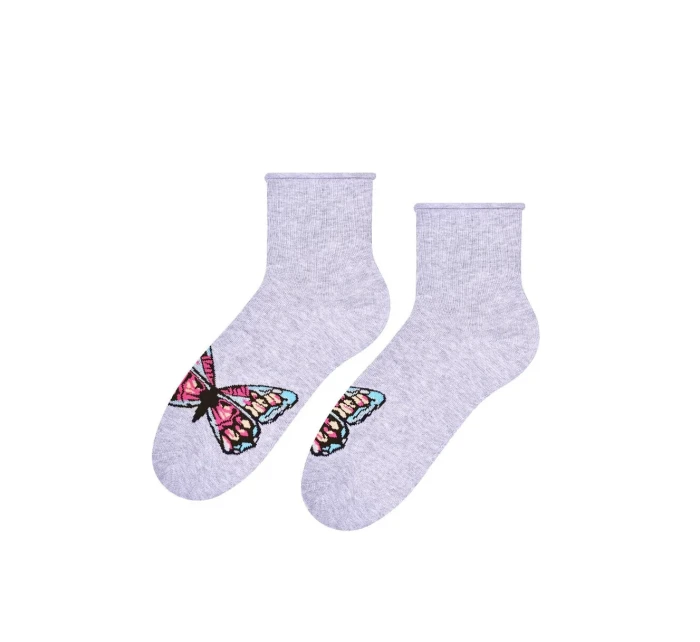 Vzorované netlačící ponožky Steven art.099 35-40