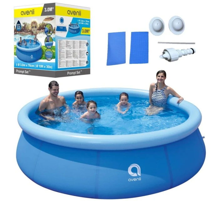 ROZŠIŘITELNÝ BAZÉN S NAFUKOVACÍ PŘÍRUBOU 300X76CM 17793