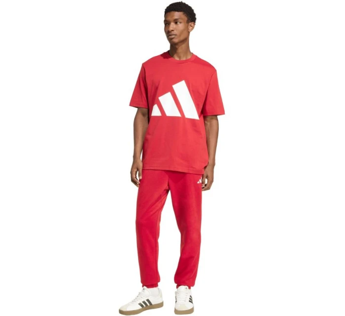 Pánské kalhoty adidas Essentials Feelcozy červené KC0915