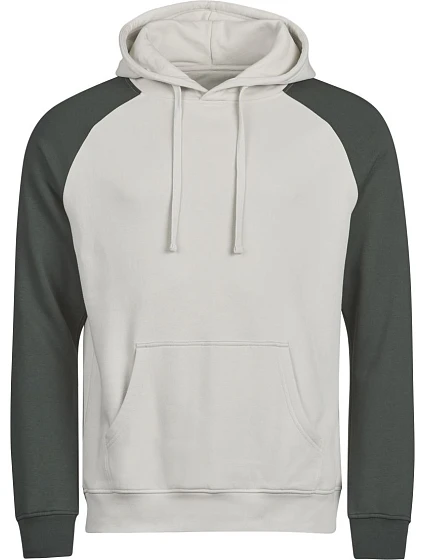 Tee Jays TJ 5156 Mikina s kapucí 2-barevná "Unlabeled" 18.5156 cement/dark green Tee Jays TJ 5156 Mikina s kapucí 2-barevná "Unlabeled" 18.5156 cement/dark green