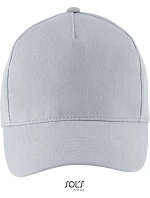 SOL'S Long Beach 5 panelová sandwich kšiltovka 25.0594 pure grey SOL'S Long Beach 5 panelová sandwich kšiltovka 25.0594 pure grey