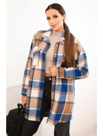 Dámská kostkovaná košile model 21407155 - K-Fashion