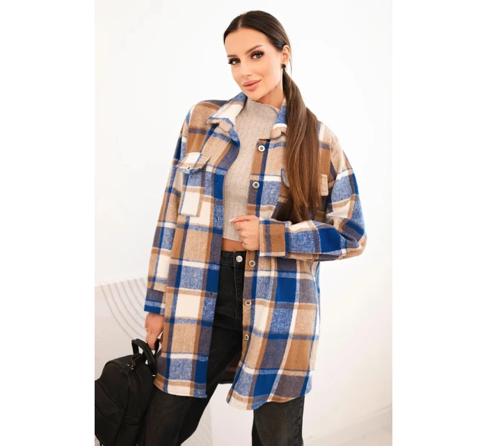 Dámská kostkovaná košile model 21407155 - K-Fashion