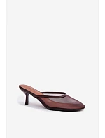 Klapky na podpatku model 229284 Step in style