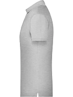 Daiber 8010 Pánské piqué polo z bio bavlny 02.8010 grey heather Daiber 8010 Pánské piqué polo z bio bavlny 02.8010 grey heather