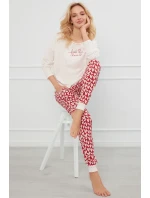 Italská móda Evora long length sp. barva:ecru/print Italská móda Evora long length sp. barva:ecru/print