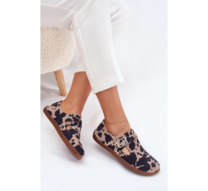 Semišové Polobotky Dámské S Přezkou  model 21703105 - Zazoo