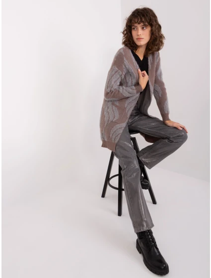 Sweter AT SW model 19014842 ciemny brązowy - FPrice