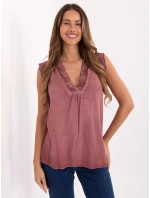 Bluzka MI BZ model 21717674 ciemny różowy - FPrice