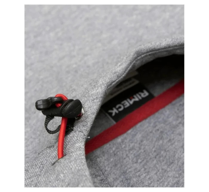 Pánská mikina s kapucí model 21822091 Tmavě šedá - Rimeck Pánská mikina s kapucí model 21822091 Tmavě šedá - Rimeck