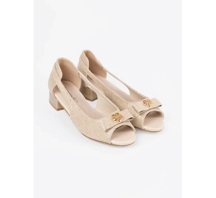 Praktické polobotky zlaté dámské Obcas Praktické polobotky zlaté dámské Obcas