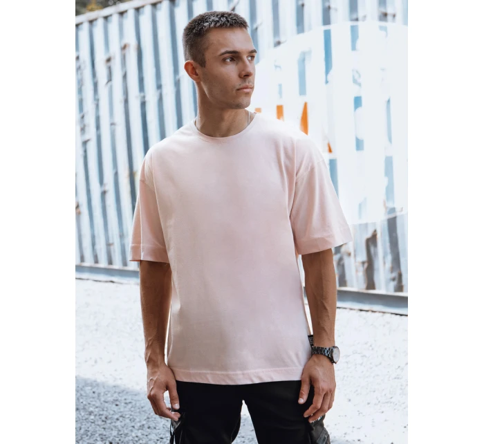 Pánské růžové tričko Dstreet model 21978245 - FashionStreet