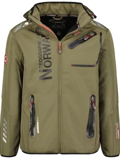 Geographical Norway Softshellová bunda Royaute DB 068 M WY1997H/GN-Kaki / Black