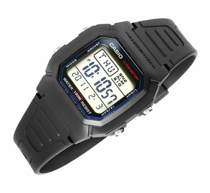 Pánské hodinky CASIO W-800H-1AVDF + krabice Pánské hodinky CASIO W-800H-1AVDF + krabice