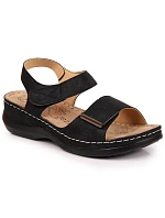 Sandály na podpatku W model 22112771 černé eVento - Inny