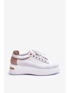 Dámská kožená sportovní obuv na platformě model 21613279 - Boto