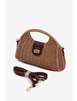 Pletená Malá Kabelka S  Hnědá model 22111716 - Flora&Co