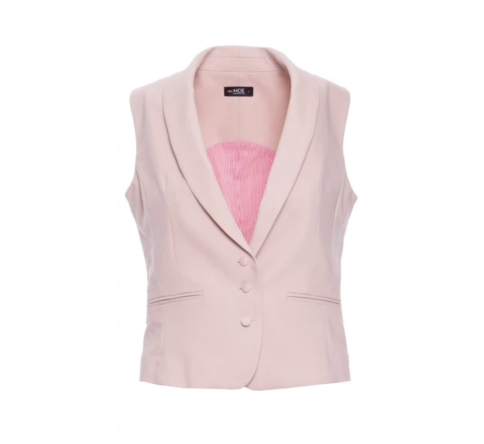 M859 Džínová vesta - béžová