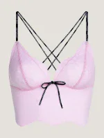 Dámský top UW0UW04683 TOB sv. růžová - Tommy Hilfiger