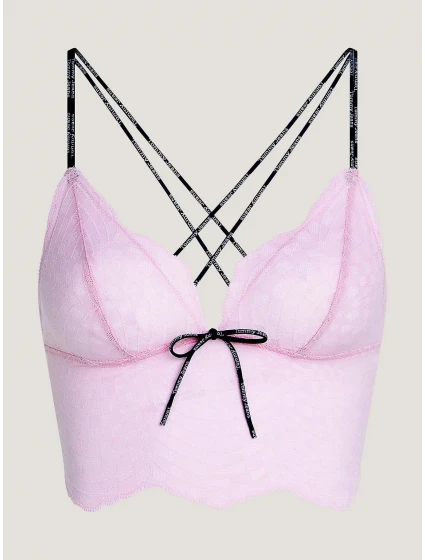 Dámský top UW0UW04683 TOB sv. růžová - Tommy Hilfiger Dámský top UW0UW04683 TOB sv. růžová - Tommy Hilfiger