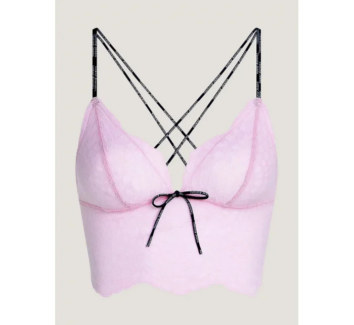 Dámský top UW0UW04683 TOB sv. růžová - Tommy Hilfiger Dámský top UW0UW04683 TOB sv. růžová - Tommy Hilfiger