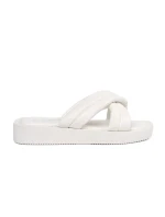 Trendy bílé nazouváky dámské platforma Trendy bílé nazouváky dámské platforma