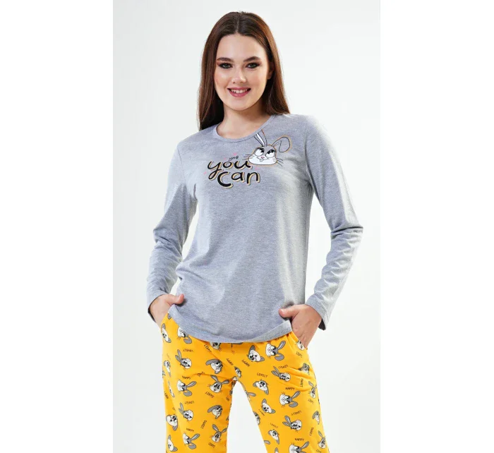 Dámské pyžamo dlouhé Zajíc