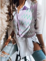 Dámská vesta LANI lila FashionStreet MY1971