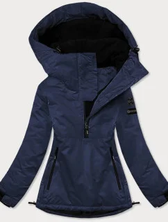 ZIMOWA KURTKA DAMSKA GRANATOWA model 21243502 - JUSTPLAY