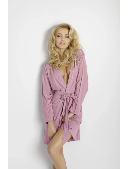 Dámský župan Ines model 15884754 pink - DKaren Dámský župan Ines model 15884754 pink - DKaren