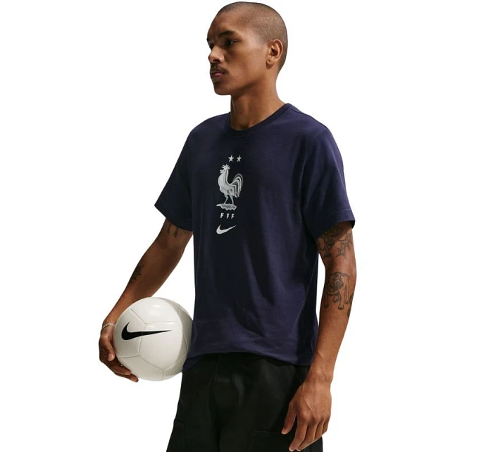 Pánské fotbalové tričko Nike FFF Soccer T-shirt navy blue IH2181 498 pánské Pánské fotbalové tričko Nike FFF Soccer T-shirt navy blue IH2181 498 pánské
