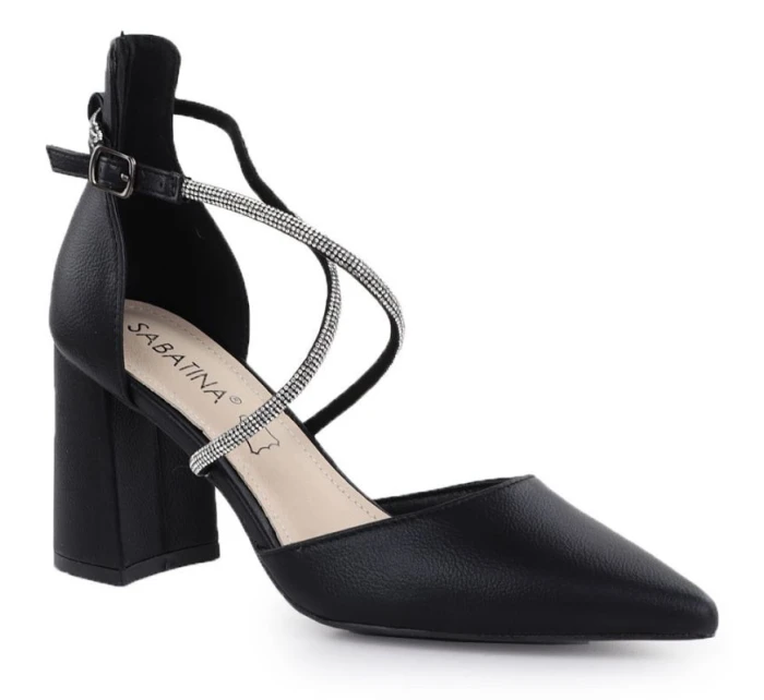 Dámské ažurové sandály béžové model 21904482 - Sabatina