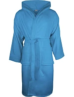 The One Towelling Velour Bathrobe Župan s kapucí 48.1043 aqua The One Towelling Velour Bathrobe Župan s kapucí 48.1043 aqua