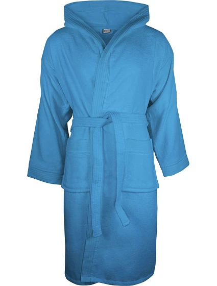 The One Towelling Velour Bathrobe Župan s kapucí 48.1043 aqua The One Towelling Velour Bathrobe Župan s kapucí 48.1043 aqua