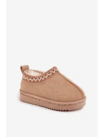 Sněhule Dětské Kotníkové Na Platformě Zateplené Kožešinou Béžové Vilabria Sněhule Dětské Kotníkové Na Platformě Zateplené Kožešinou Béžové Vilabria