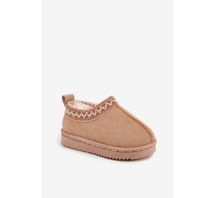 Sněhule Dětské Kotníkové Na Platformě Zateplené Kožešinou Béžové Vilabria Sněhule Dětské Kotníkové Na Platformě Zateplené Kožešinou Béžové Vilabria